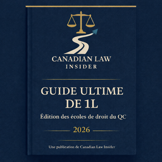 The Ultimate 1L Guide - QUEBEC LAW SCHOOLS EDITION 2026