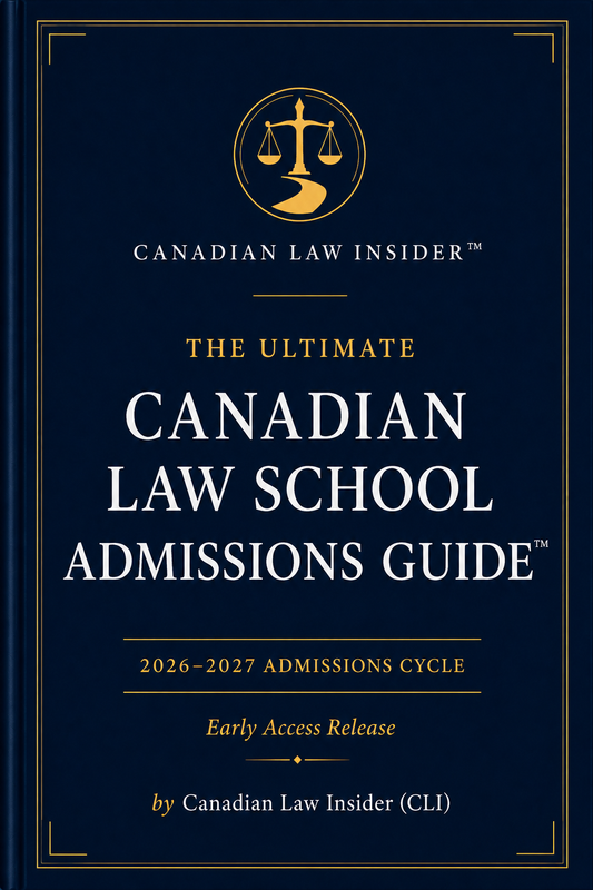 The Ultimate Canadian Law School Admissions Guide - Free Sample Chapter